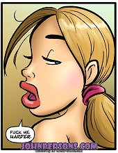 John Persons interracial comics presents very gaping ass hole stretched with huge black cock
