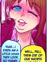 Would you look at that cartoon ass dude! She is a damn natural