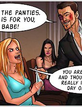 Sexy pantiless bitch wants her pussy fucked in sex cartoons