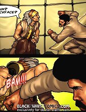 The sacrifice is ready on interracial cartoon sex chief! Make her pure with your huge cock!