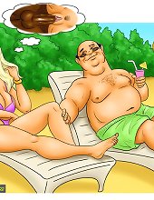 Porn cartoons. All you rich bitches are all the same wanting our big black cocks in that white pussy!