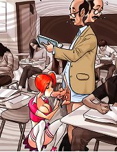 Cartoon porn comics. This is incredible! This is how you suck off your husband every night?